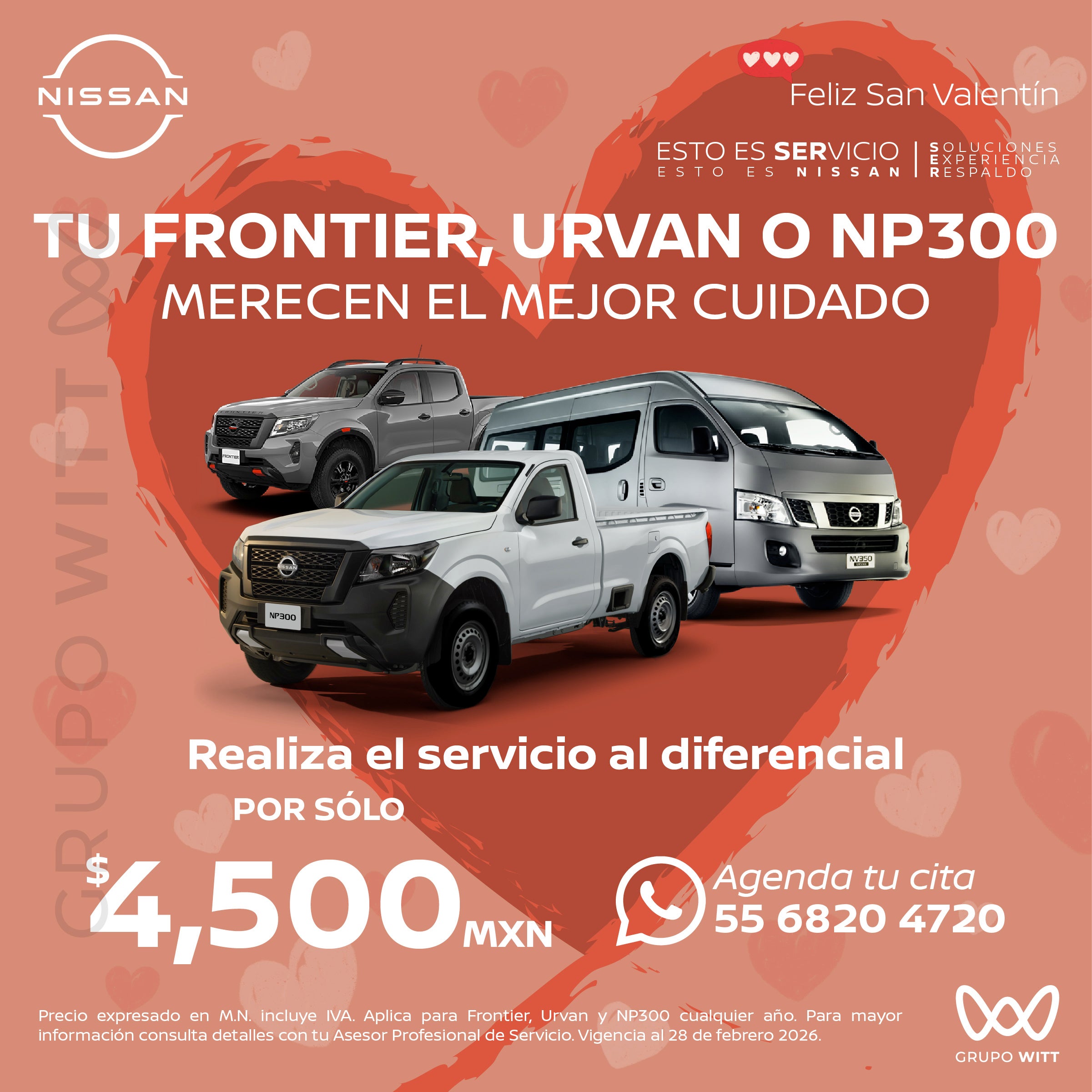 Realiza el servicio al diferencial