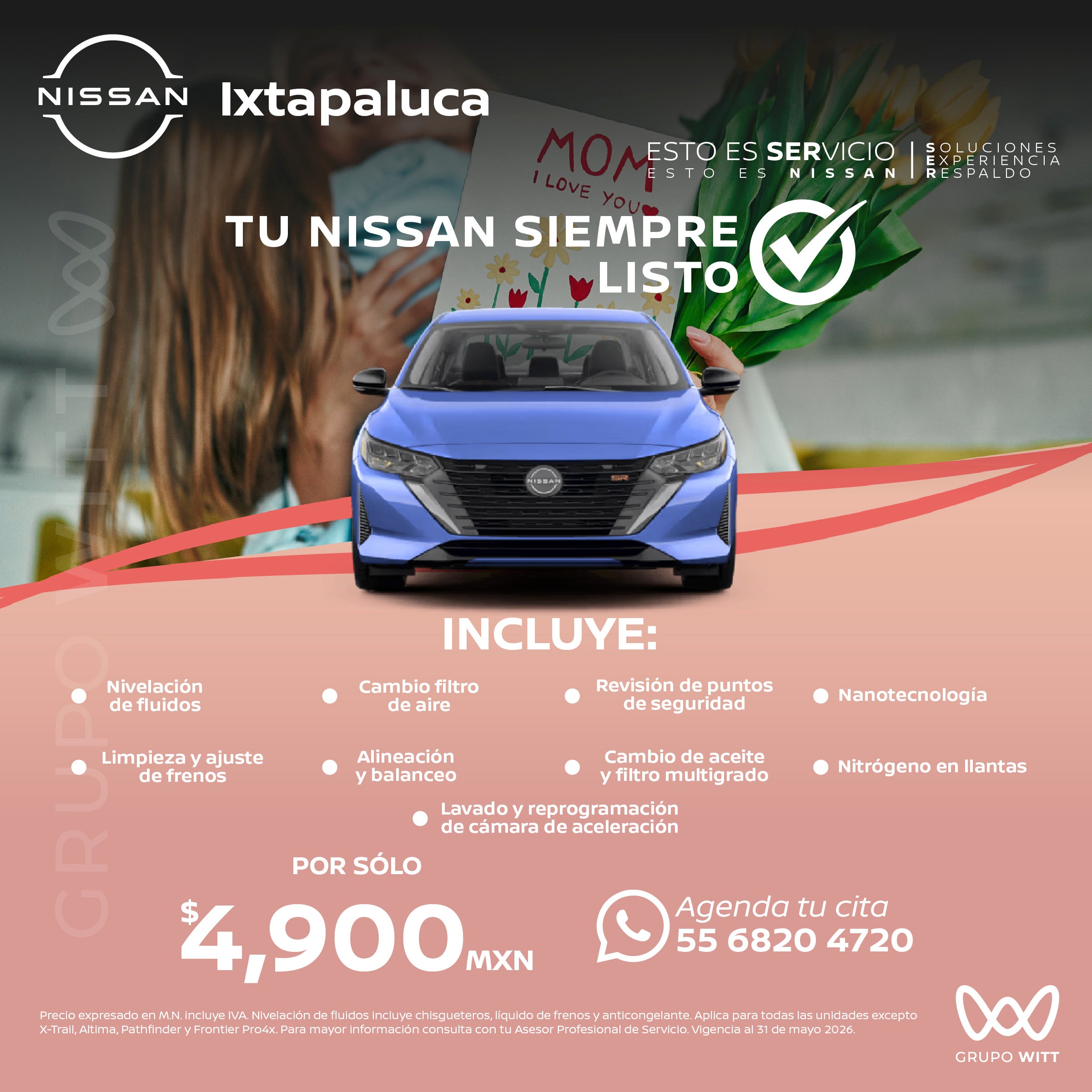 POR SÓLO $4,900 MXN
