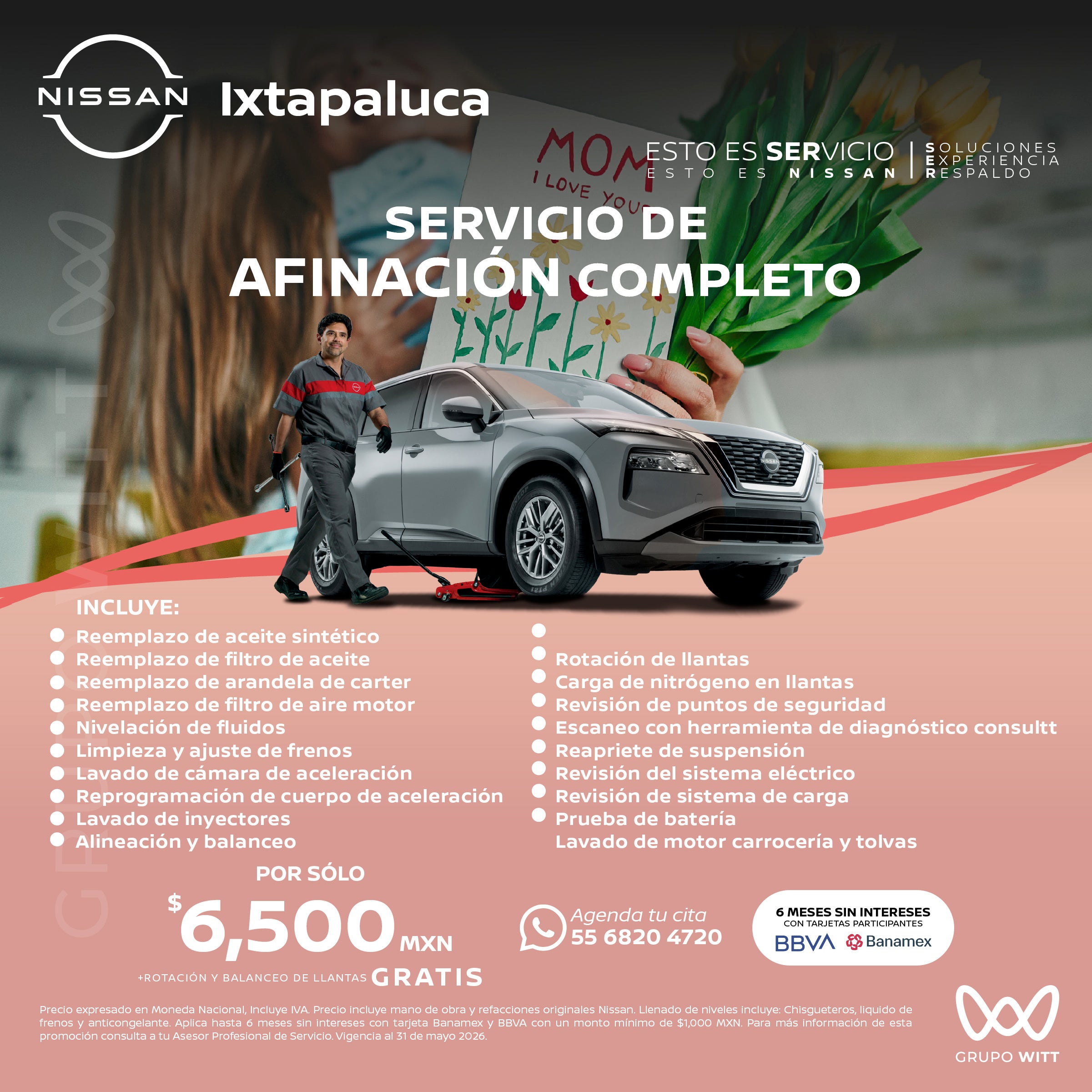 POR SÓLO $6,500 MXN
